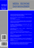 Media Ekonomi dan Manajemen Volume 37 No 1 January 2022