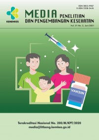 Media Penelitian dan Pengembangan Kesehatan Volume 13 No 2, Juni 2021