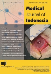 Medical Journal Of Indonesia Vol.30, Issue 1 March 2021