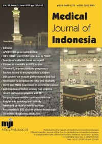 Medical Journal Of Indonesia Vol.29, Issue 2 June 2020