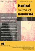 Medical Journal Of Indonesia Vol.28, Issue 4 December 2019