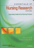 Essentials Of Nursing Research seventh edition (Appraising Evidence for Nursing Practice)
