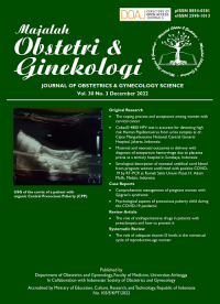 Majalah Obstetri & Ginekologi = Journal Of Obstetrics & Gynecology Science Vol. 30 No. 3 December 2022