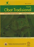 Majalah Obat Tradisional Vol.21 No.3 September-December 2016