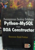 Pemrograman Desktop Database Python -MySQL dengan BOA Constructor