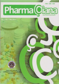 Pharmaciana Vol. 3 No. 1 Mei 2013