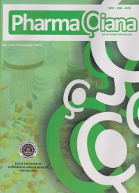 Pharmaciana Vol. 3 No. 2 November 2013