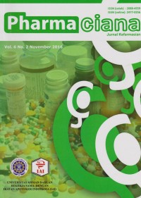 Pharmaciana Vol. 6 No. 2 November 2016