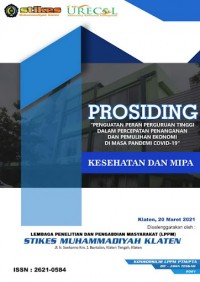 Prosiding Penguatan Peran Perguruan Tinggi dalam Percepatan Penanganan dan Pemulihan Ekonomi Di Masa Pandemi Covid-19 20 Maret 2021