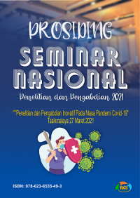 Prosiding Seminar Nasional Penelitian dan Pengabdian 2021 : Penelitian dan Pengabdian Inovatif pada Masa Pandemi Covid-19 Tasikmalaya 27 Maret 2021