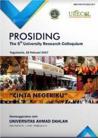 Prosiding the 5 th University Research Colloqium