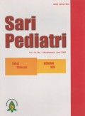 Sari Pediatri Vol.10 No.1 (Suplemen) Juni 2008