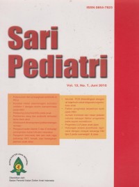 Sari Pediatri Vol.12 No.1 Juni 2010