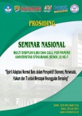 Prosiding Seminar Nasional Multi Disiplin Ilmu dan Call for  Papers Universitas STIKUBANK (SENDI_U) Ke-7 : 