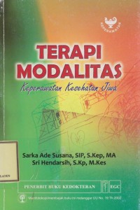 Terapi Modalitas: Dalam Keperawatan Kesehatan Jiwa dengan Standar SOP