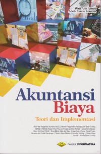 Akuntansi Biaya Teori dan Implementasi