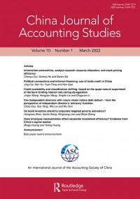 China Journal Of Accounting Studies Volume 10 Number 1 March 2022