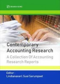 Contemporary Accounting Research A Collection of Accounting Research Reports