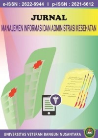 Jurnal Manajemen Informasi dan Administrasi Kesehatan Volume 5 No 2 2022