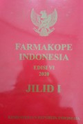 Farmakope Indonesia Edisi VI 2020 jilid I