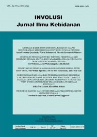 Involusi Jurnal Ilmu Kebidanan Vol. 12 No.2, Juni 2022