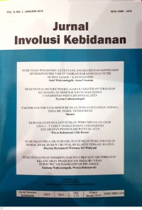 Involusi Jurnal Kebidanan Vol. 9 No. 1 Januari 2019