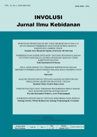 Involusi Jurnal Ilmu Kebidanan Vol. 12 No.1, Januari 2022