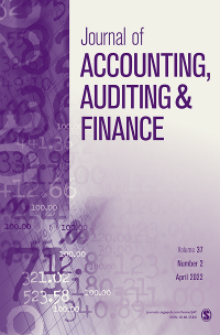 Journal of Accounting, Auditing & Finance Volume 37 Number 2 April 2022