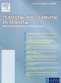 Teaching and Learning in Nursing vol. 13 Number 2 April 2018
