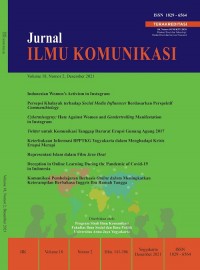 Jurnal Ilmu Komunikasi Volume 18 Nomer 2 Desember 2021