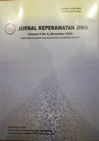 Jurnal Keperawatan Jiwa Volume 8 No 4 November 2020