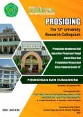 Prosiding The 12 th University Research Colloquium : Penguatan Kolaborasi dan Kapasitas Perguruan Tinggi dalam Riset dan Pengabdian Masyarakat Di Era Pandemi Covid-19 2020