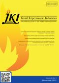 JKI = Jurnal Keperawatan Indonesia Volume 26 No 3 November 2023