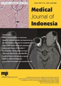 Medical Journal Of Indonesia Vol.32 Issue 3 September 2023