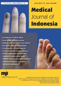 Medical Journal Of Indonesia Vol.33 Issue 1 March 2024